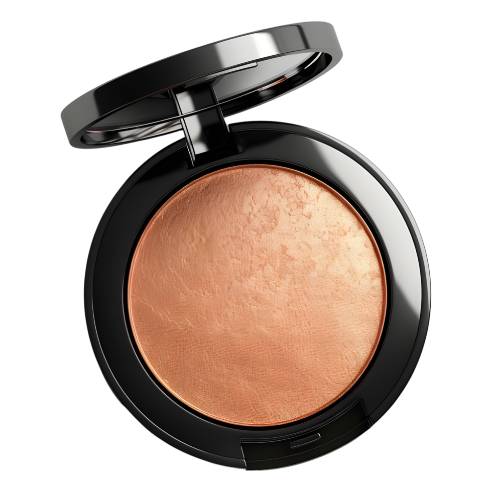 AI generated 3D Rendering of a Makeup Blush Kit on Transparent Background - Ai Generated png