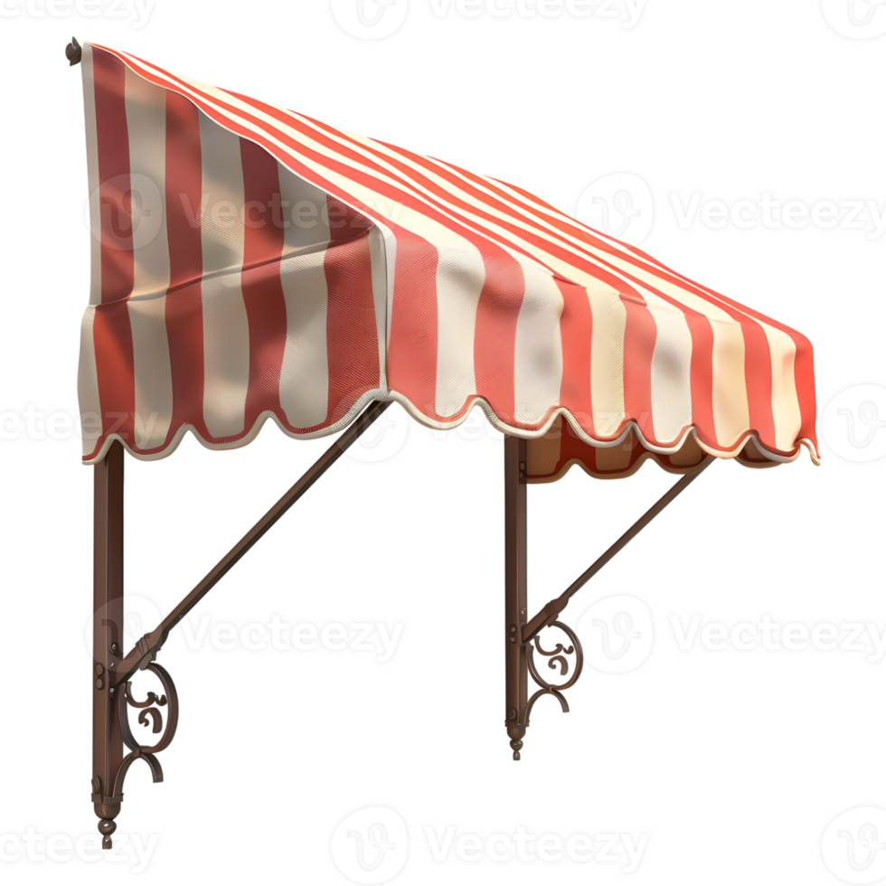 AI generated 3D Rendering of a Shop Outside Shed on Transparent Background - Ai Generated png