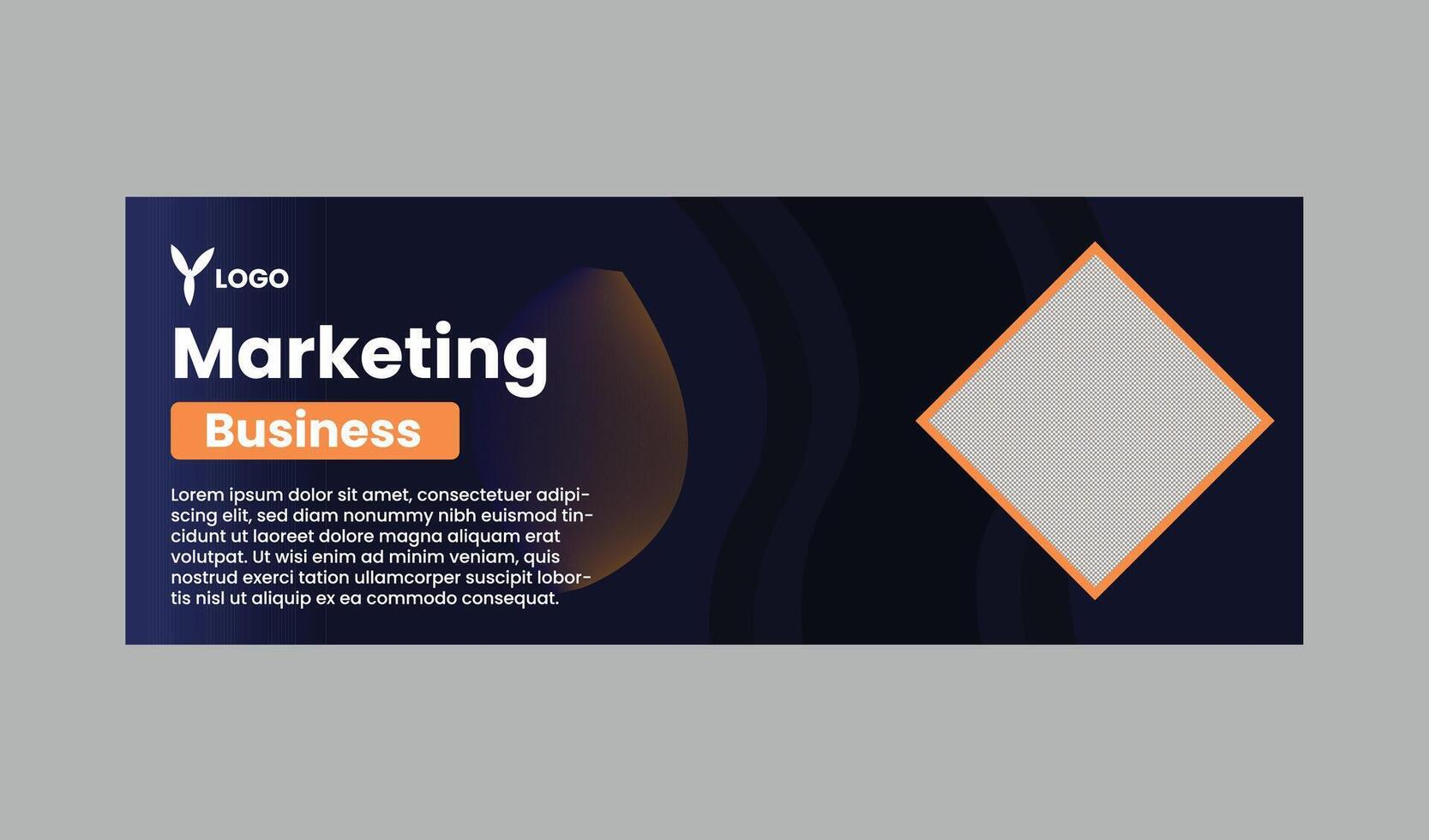 DIGITAL MARKETING WEB BANNER DESIGN vector