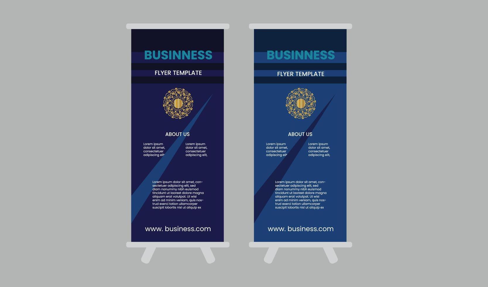 ROLL UP BANNER DESIGN vector