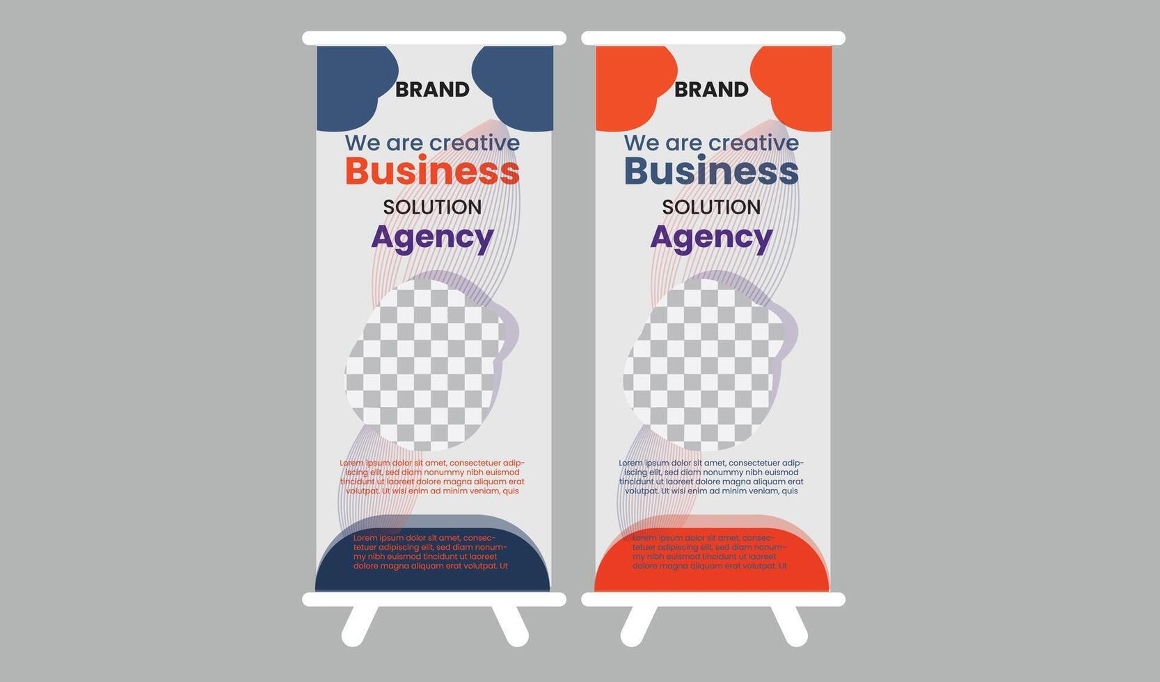 DIGITAL MARKETING ROLL UP BANNER vector