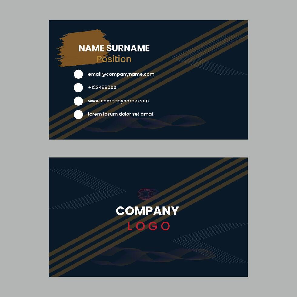 DIGITAL MARKETING BUSINESS CARD DESIGN vector