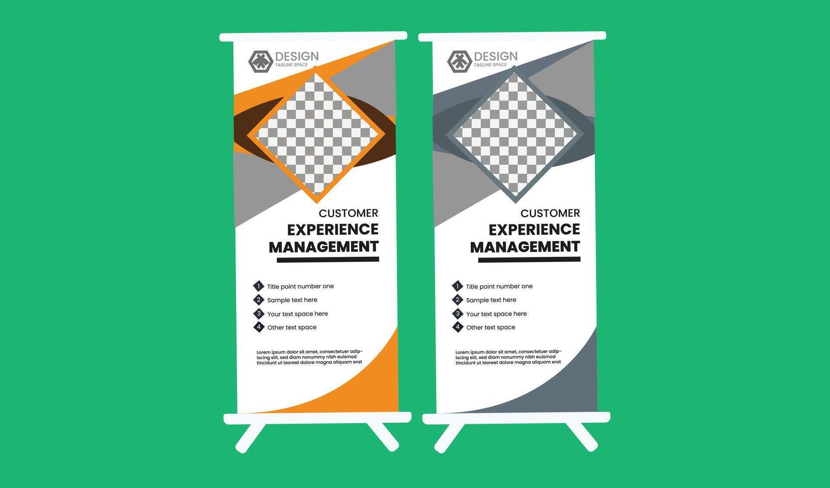ROLL UP BANNER vector