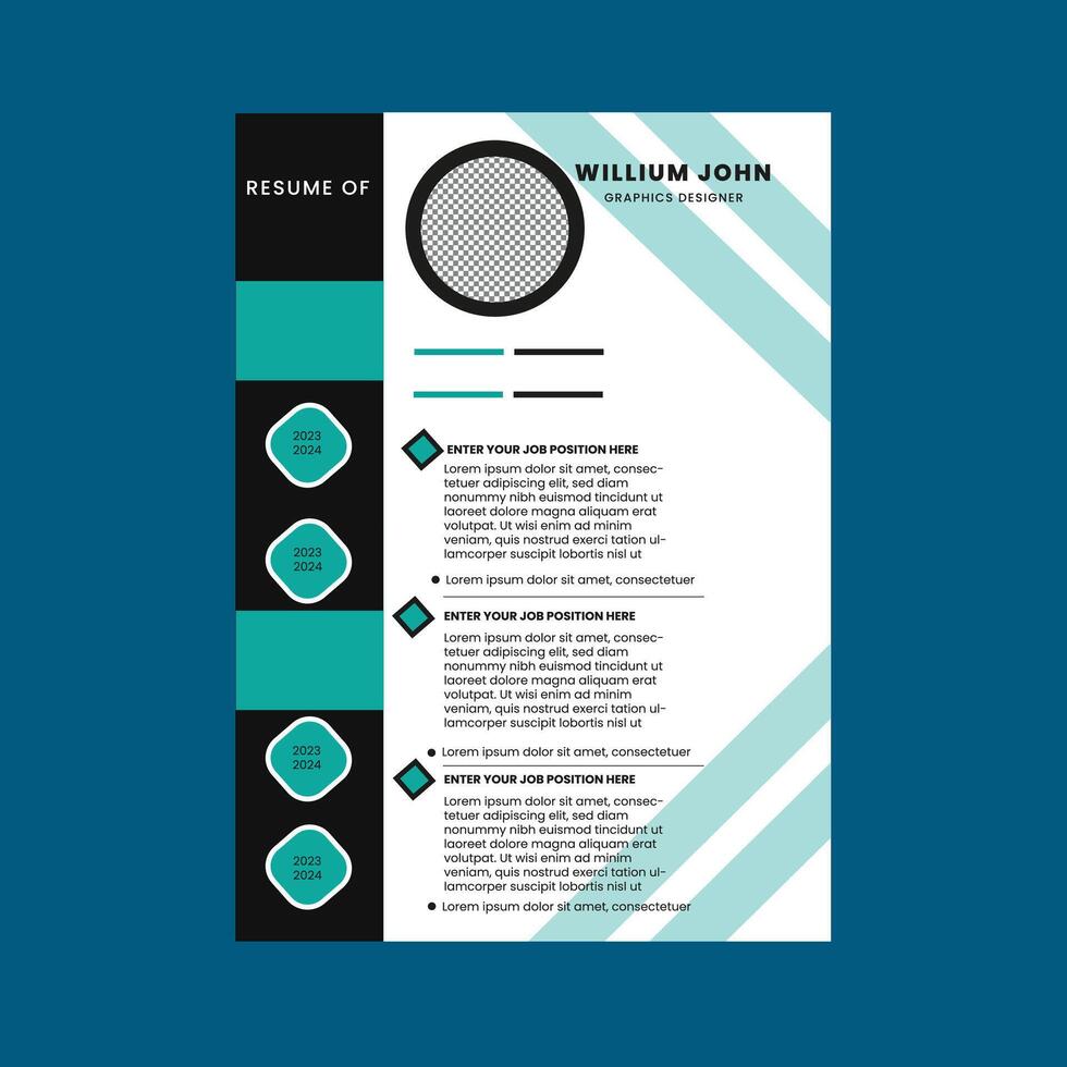 BUSINESS CV DESIGN vector