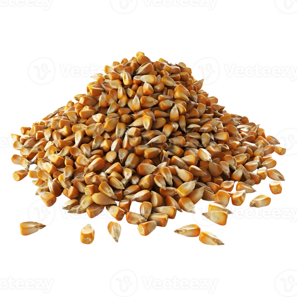 AI generated 3D Rendering of a Pearl Barley or Wheat on Transparent Background - Ai Generated png