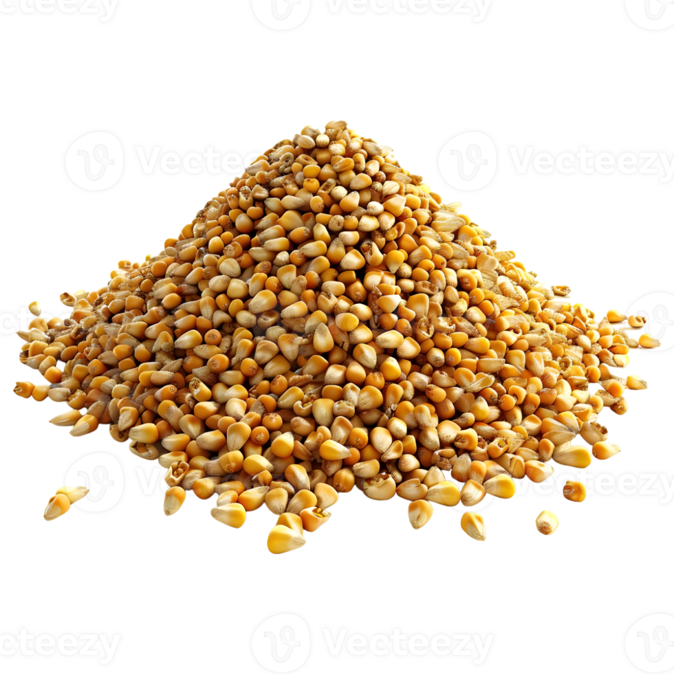 AI generated 3D Rendering of a Pearl Barley or Wheat on Transparent Background - Ai Generated png