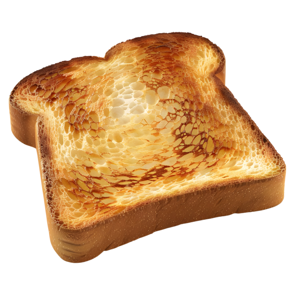 AI generated 3D Rendering of a Bakery Bread on Transparent Background - Ai Generated png