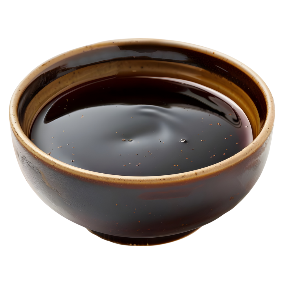 AI generated 3D Rendering of a Sauce in a Bowl on Transparent Background - Ai Generated png