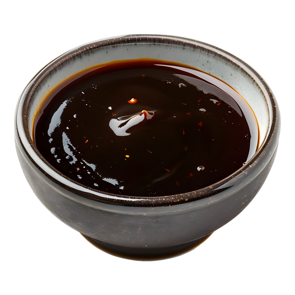 AI generated 3D Rendering of a Sauce in a Bowl on Transparent Background - Ai Generated png