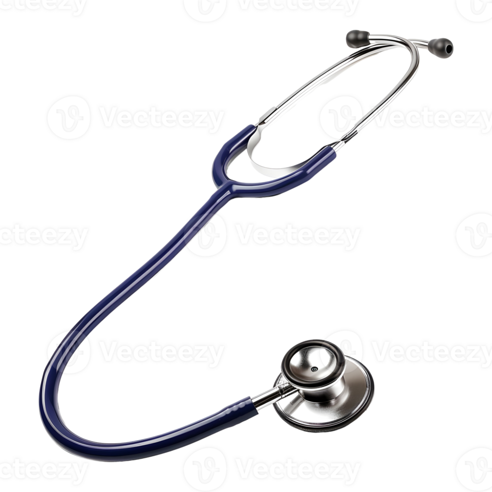 AI generated 3D Rendering of a Doctor Medical Stethoscope on Transparent Background - Ai Generated png