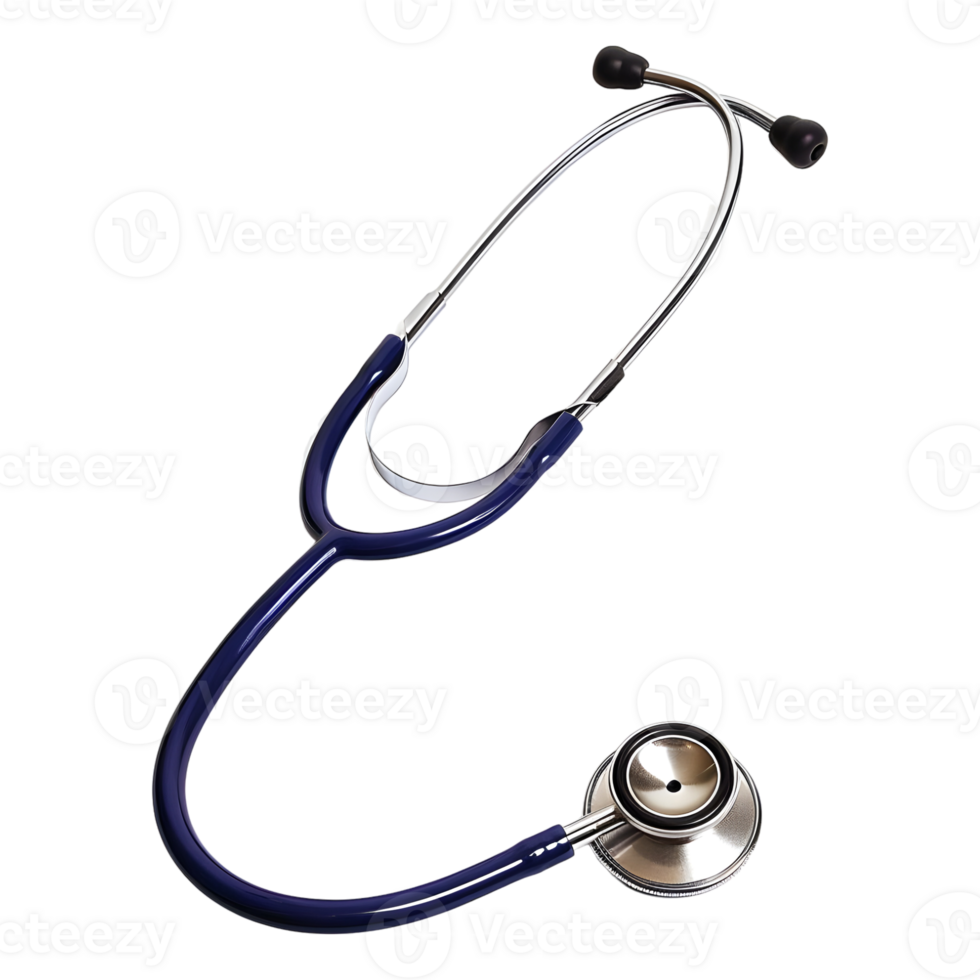 AI generated 3D Rendering of a Doctor Medical Stethoscope on Transparent Background - Ai Generated png