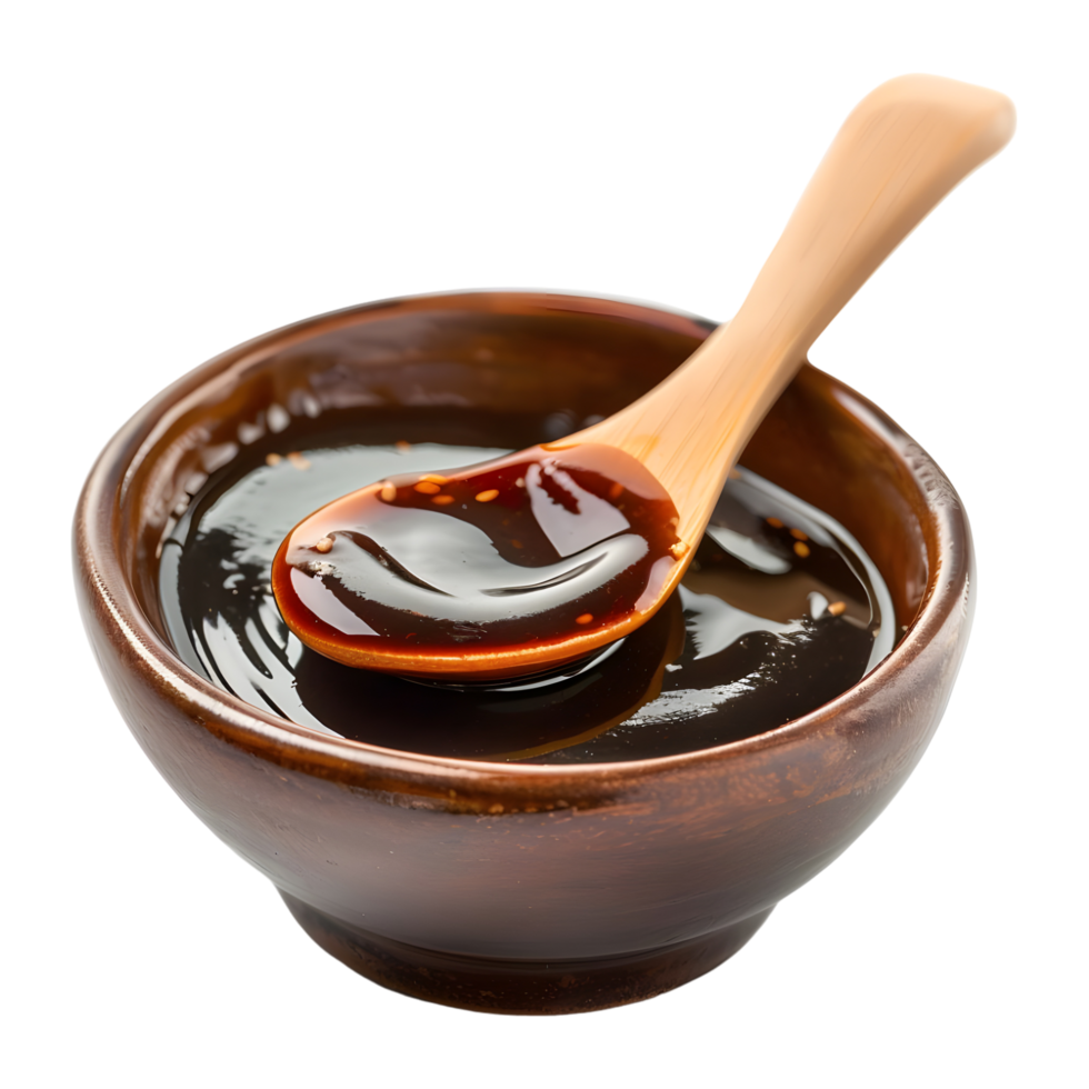 AI generated 3D Rendering of a Sauce in a Bowl on Transparent Background - Ai Generated png