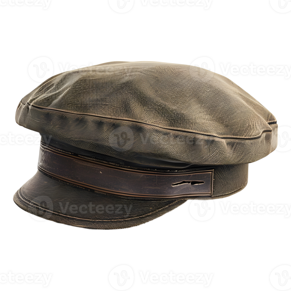 AI generated 3D Rendering of a Army Hat or Cap on Transparent Background - Ai Generated png