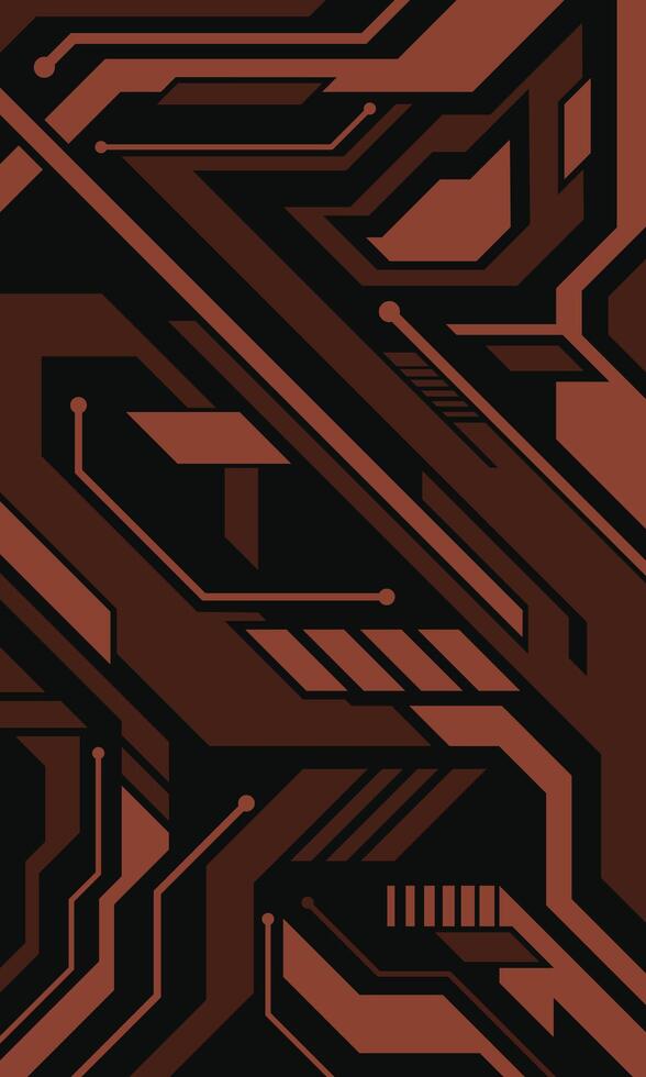 Cyberpunk technology abstract wallpaper vector