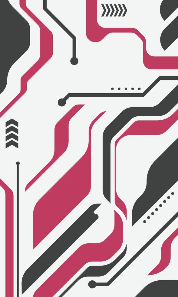 Cyberpunk technology abstract wallpaper vector