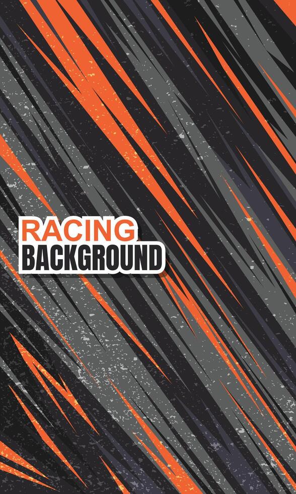 Abstract geometric stripes racing background car wrap vector