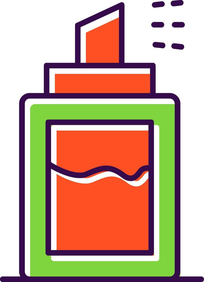Deodorant Filled  Icon vector