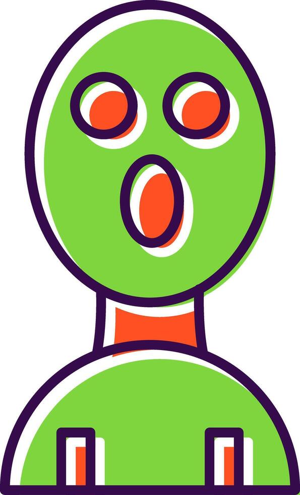 Balaclava Filled  Icon vector