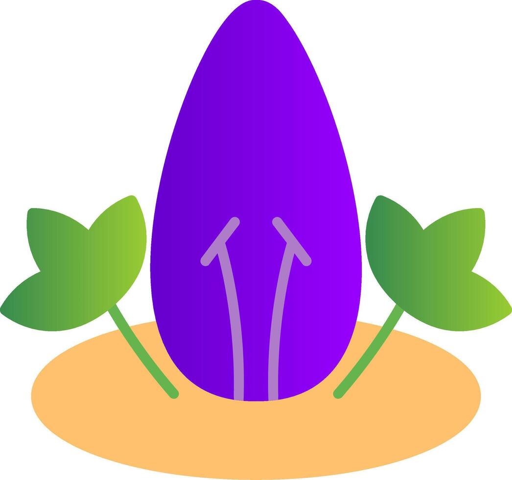 Acanthaceae Flat Gradient  Icon vector