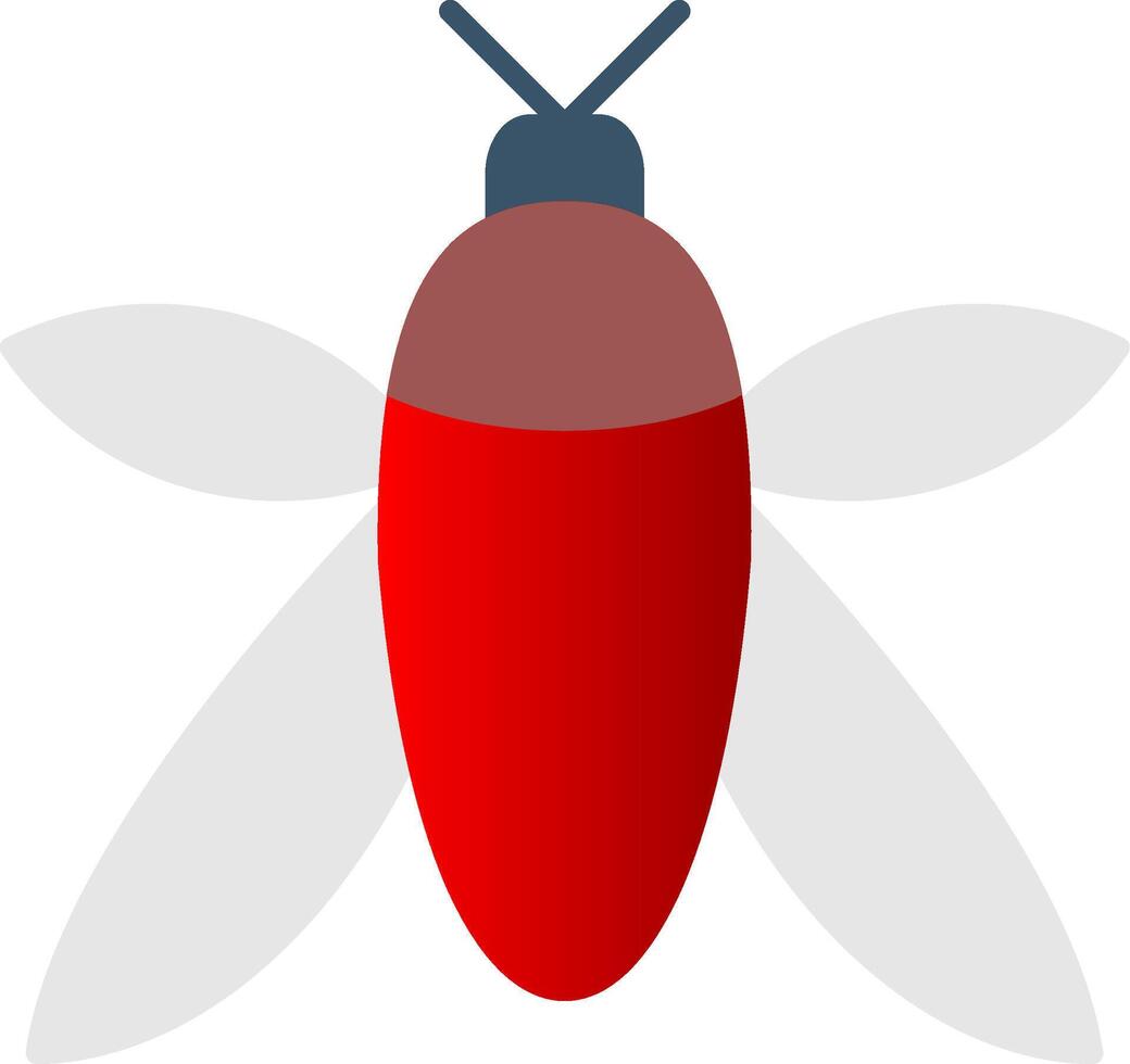 Insect Flat Gradient  Icon vector