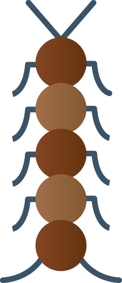 Insect Flat Gradient  Icon vector