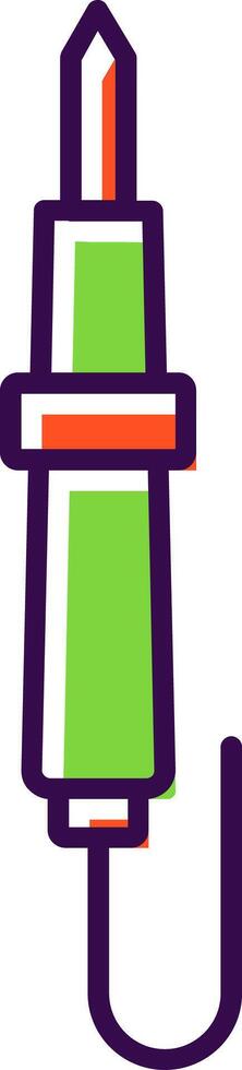 Soldering Filled  Icon vector