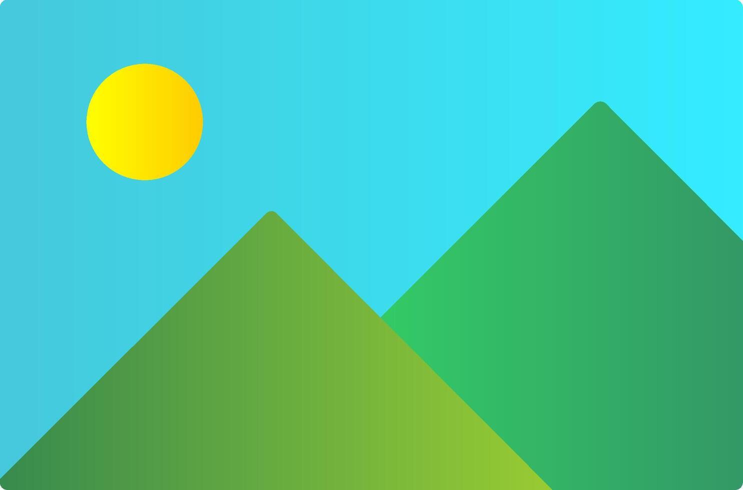 Photo Album Flat Gradient  Icon vector