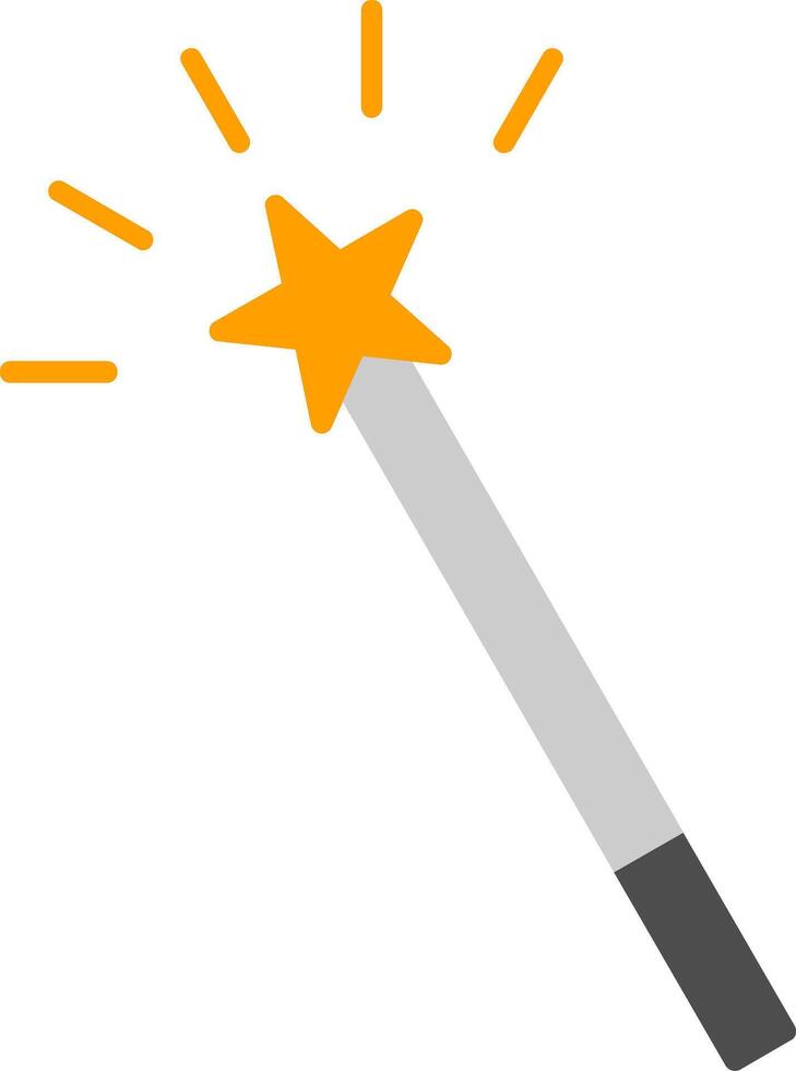 Magic Wand Flat Gradient  Icon vector