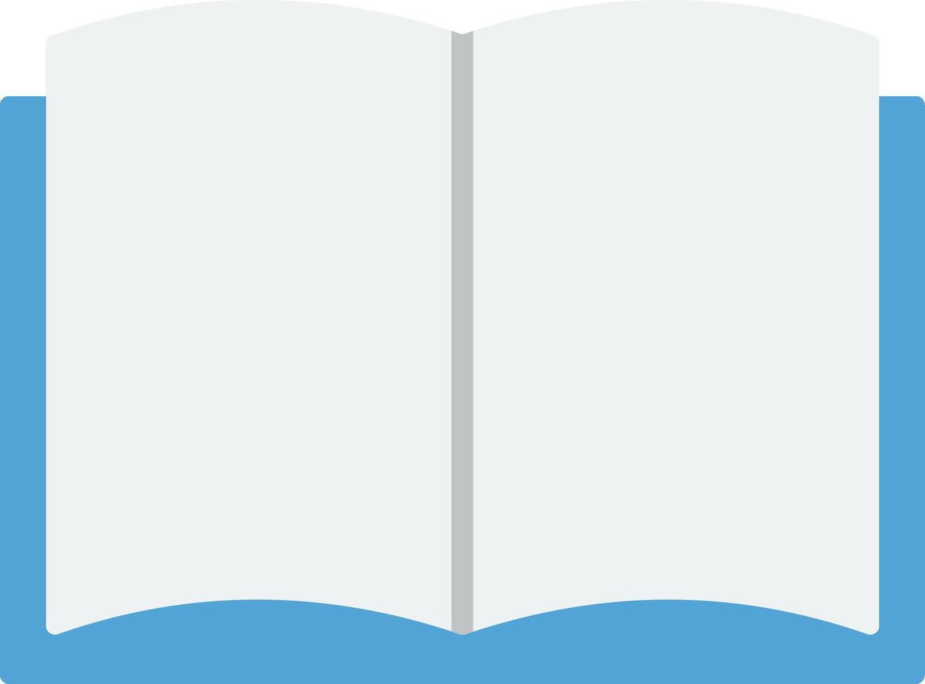 Art Book Flat Gradient  Icon vector