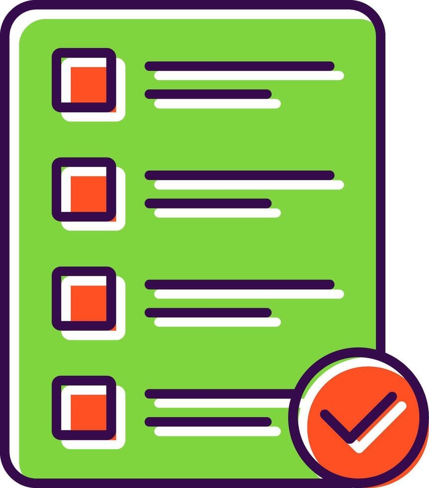 Priority Filled  Icon vector