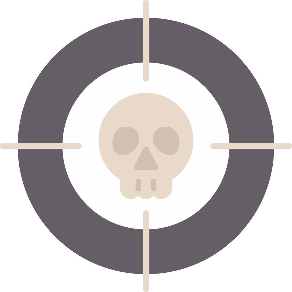 Targeted Flat Gradient  Icon vector