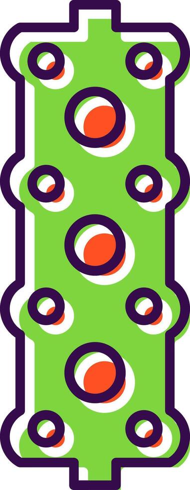 Gasket Filled  Icon vector