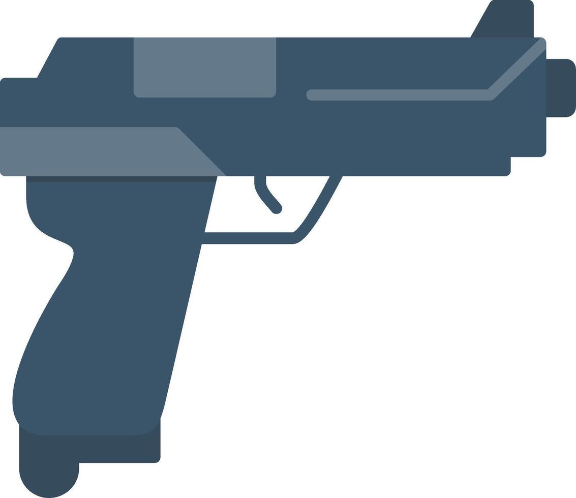 Gun Flat Gradient  Icon vector