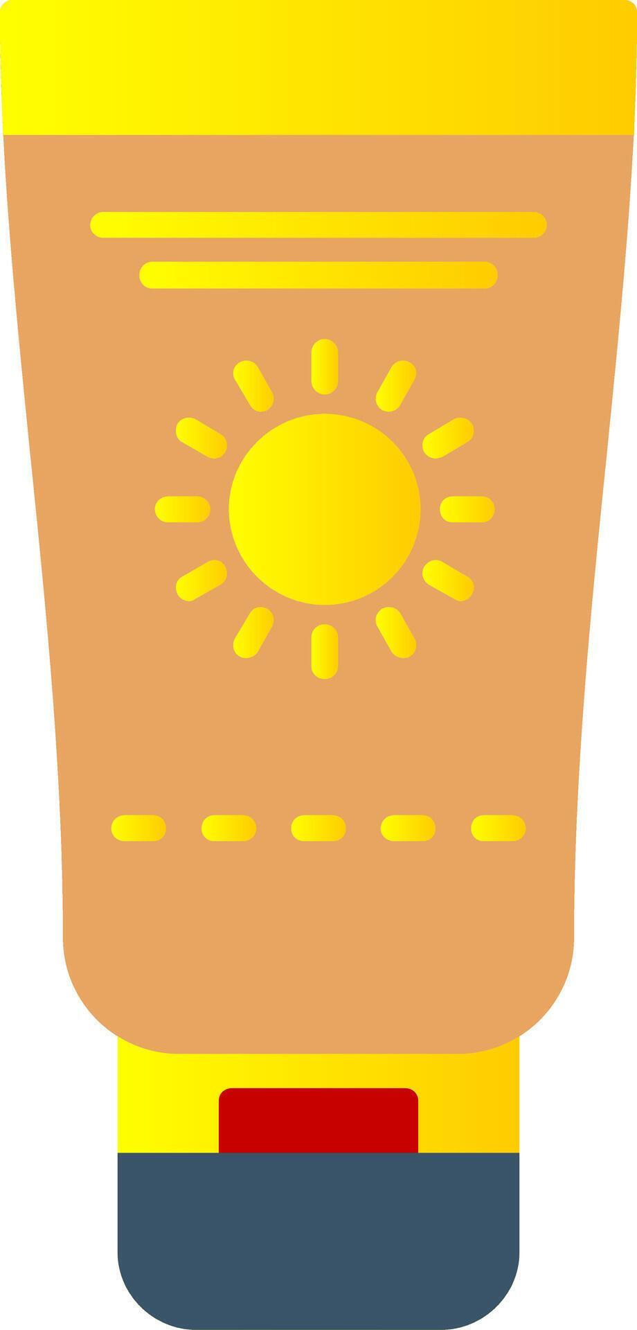 Sunscreen Flat Gradient Icon 42171727 Vector Art at Vecteezy