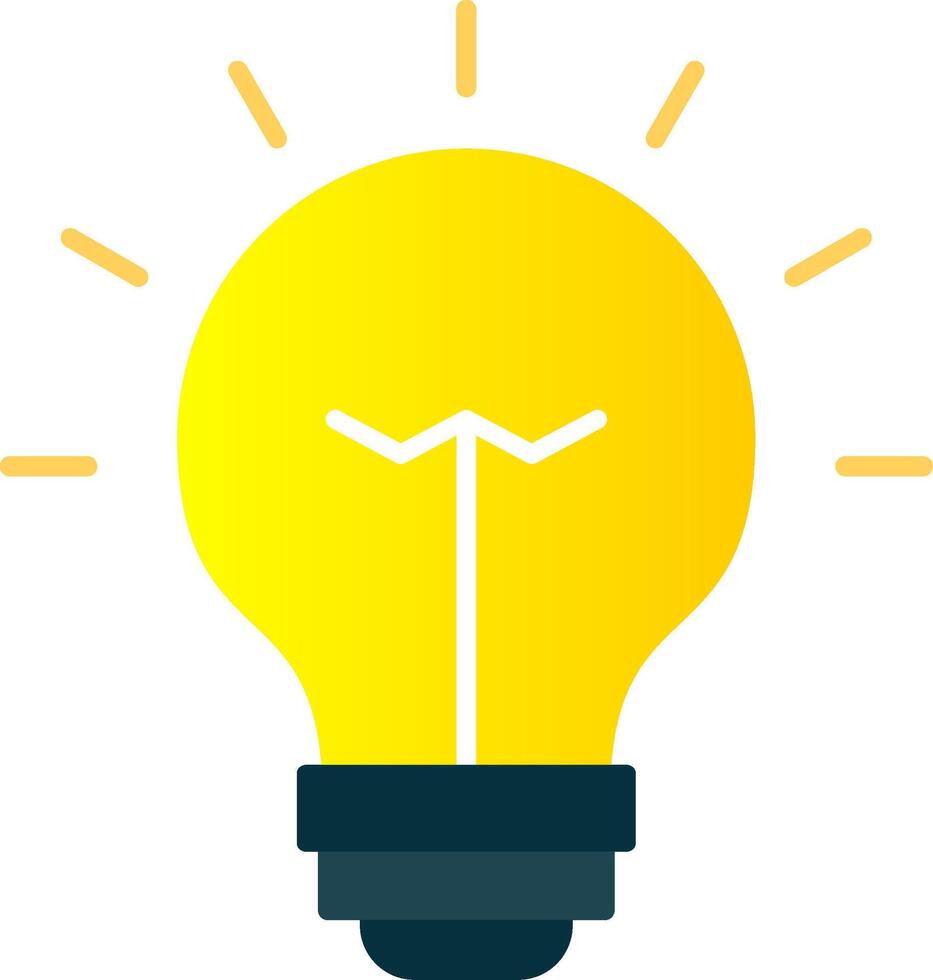 idea plano degradado icono vector