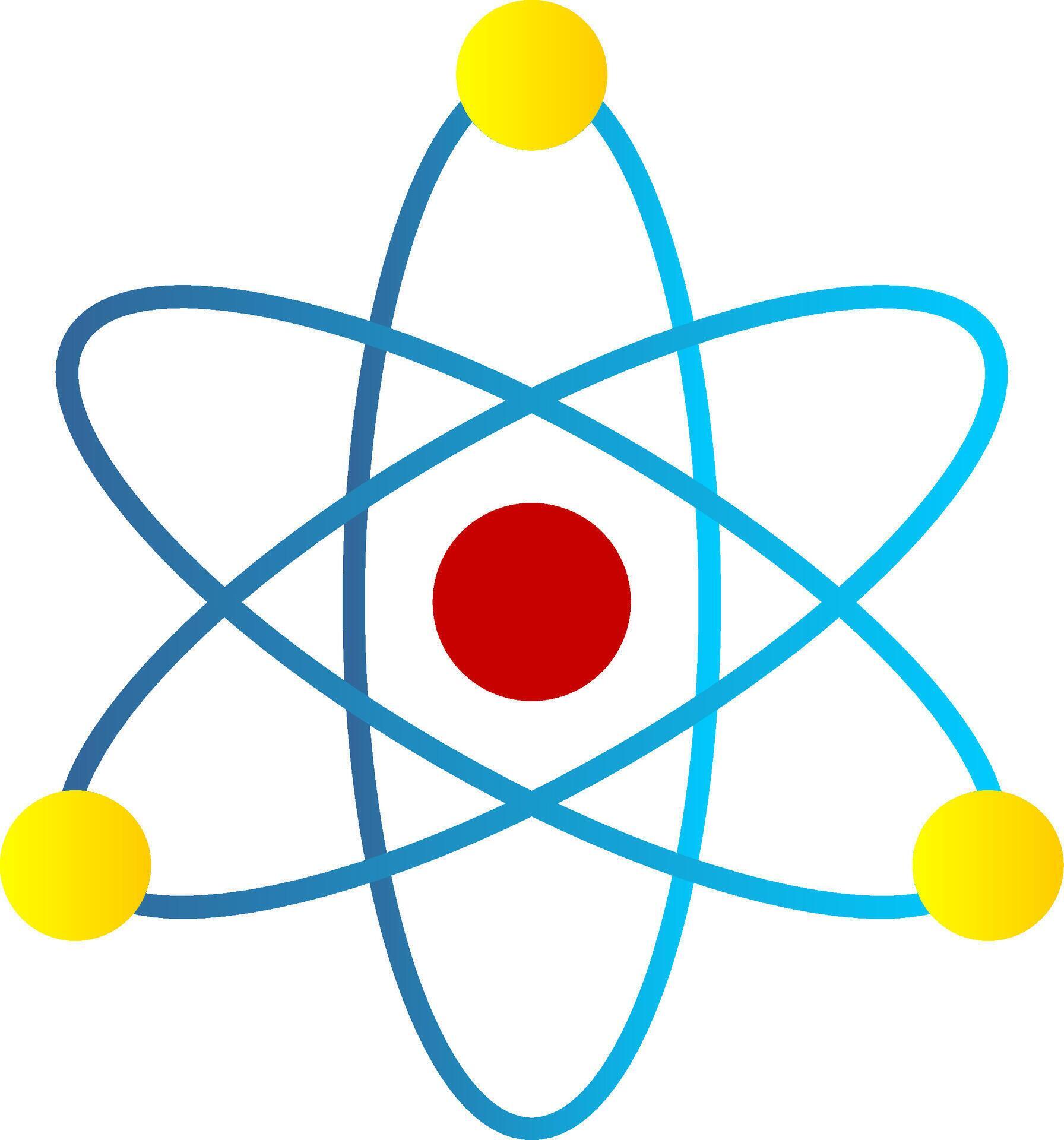 Atom Flat Gradient Icon 42172207 Vector Art at Vecteezy