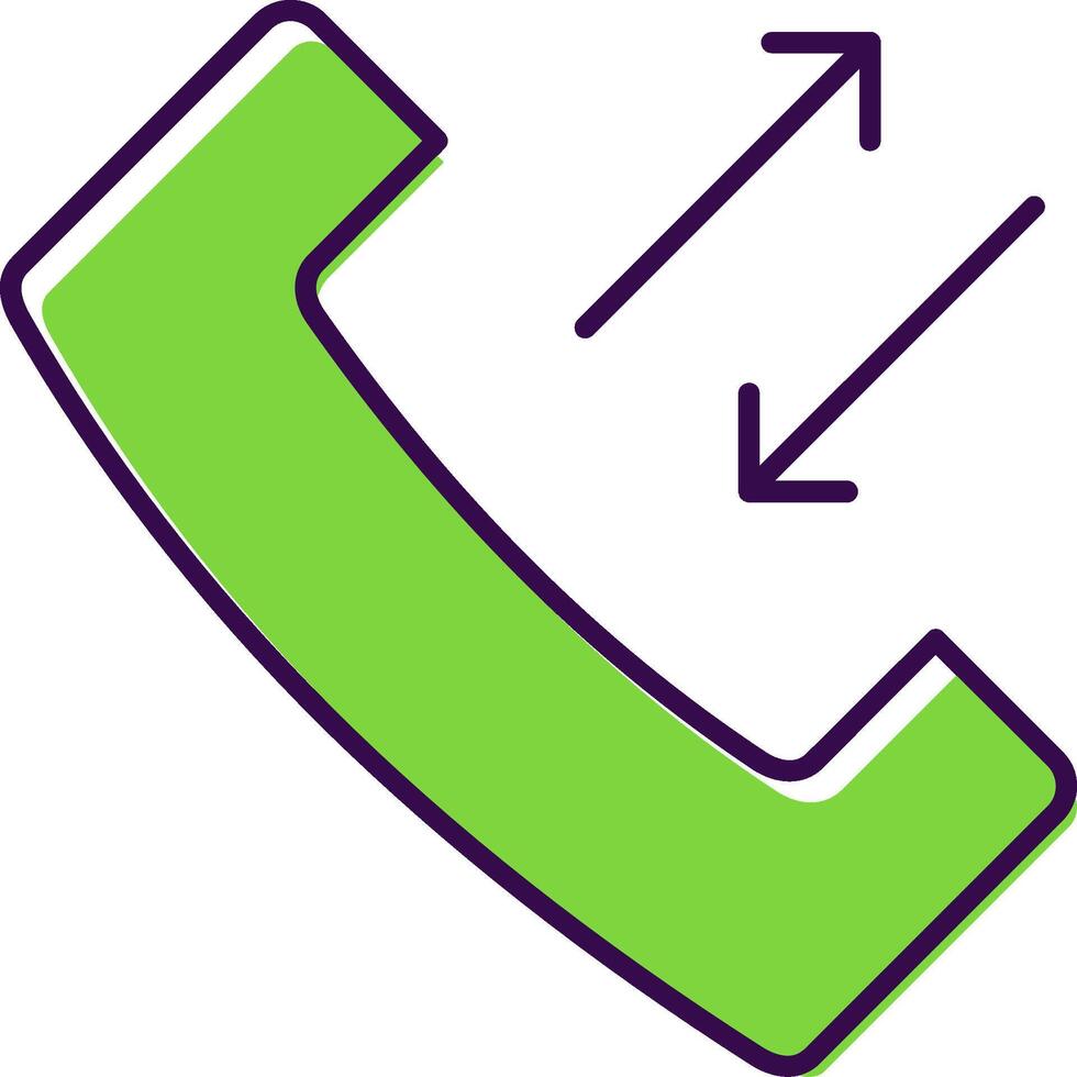 Contact Us Filled  Icon vector