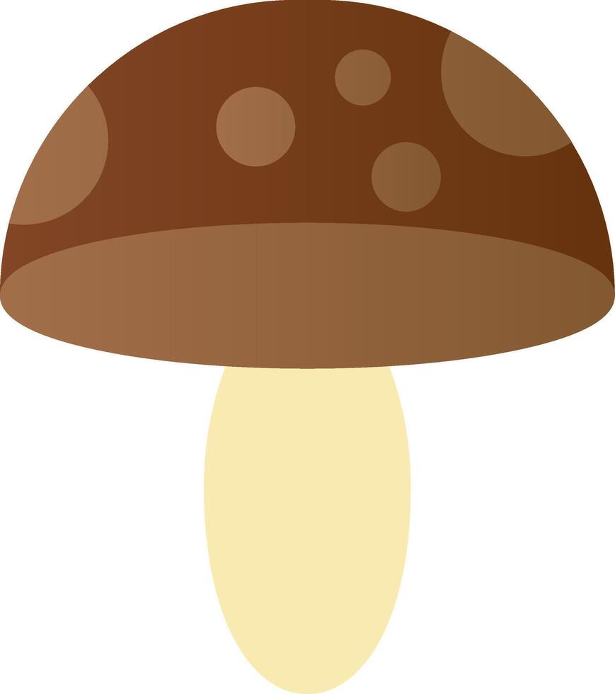 Mushroom Flat Gradient  Icon vector