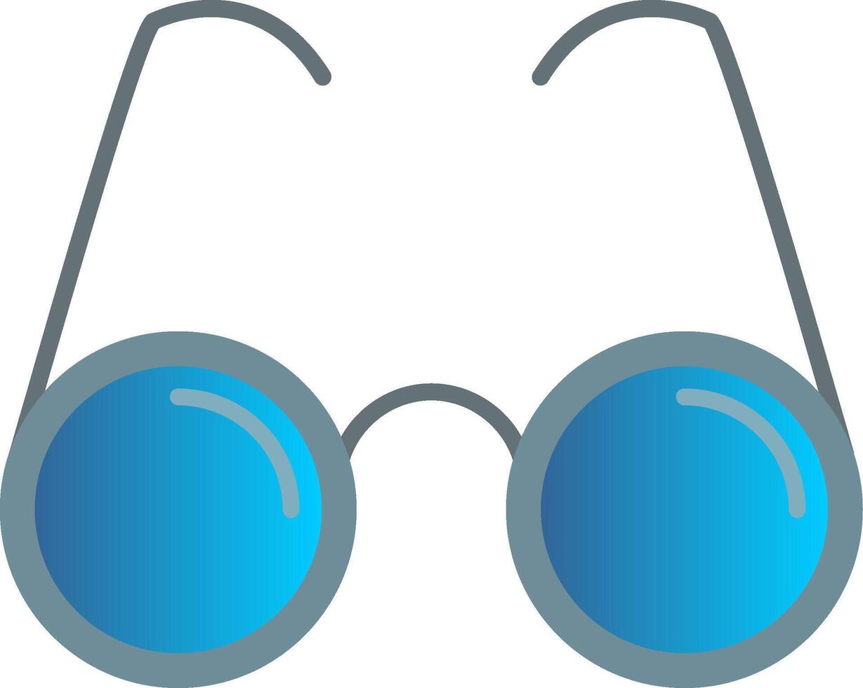 Reading Glasses Flat Gradient  Icon vector