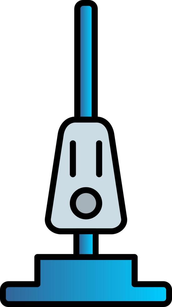 Vacuum Cleaner Line Filled Gradient  Icon vector