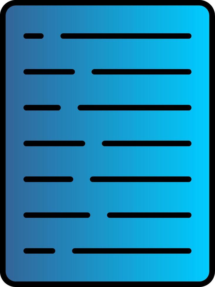 Declare Line Filled Gradient  Icon vector