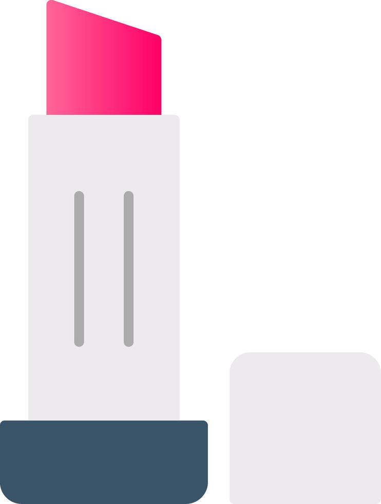 Lip Balm Flat Gradient  Icon vector