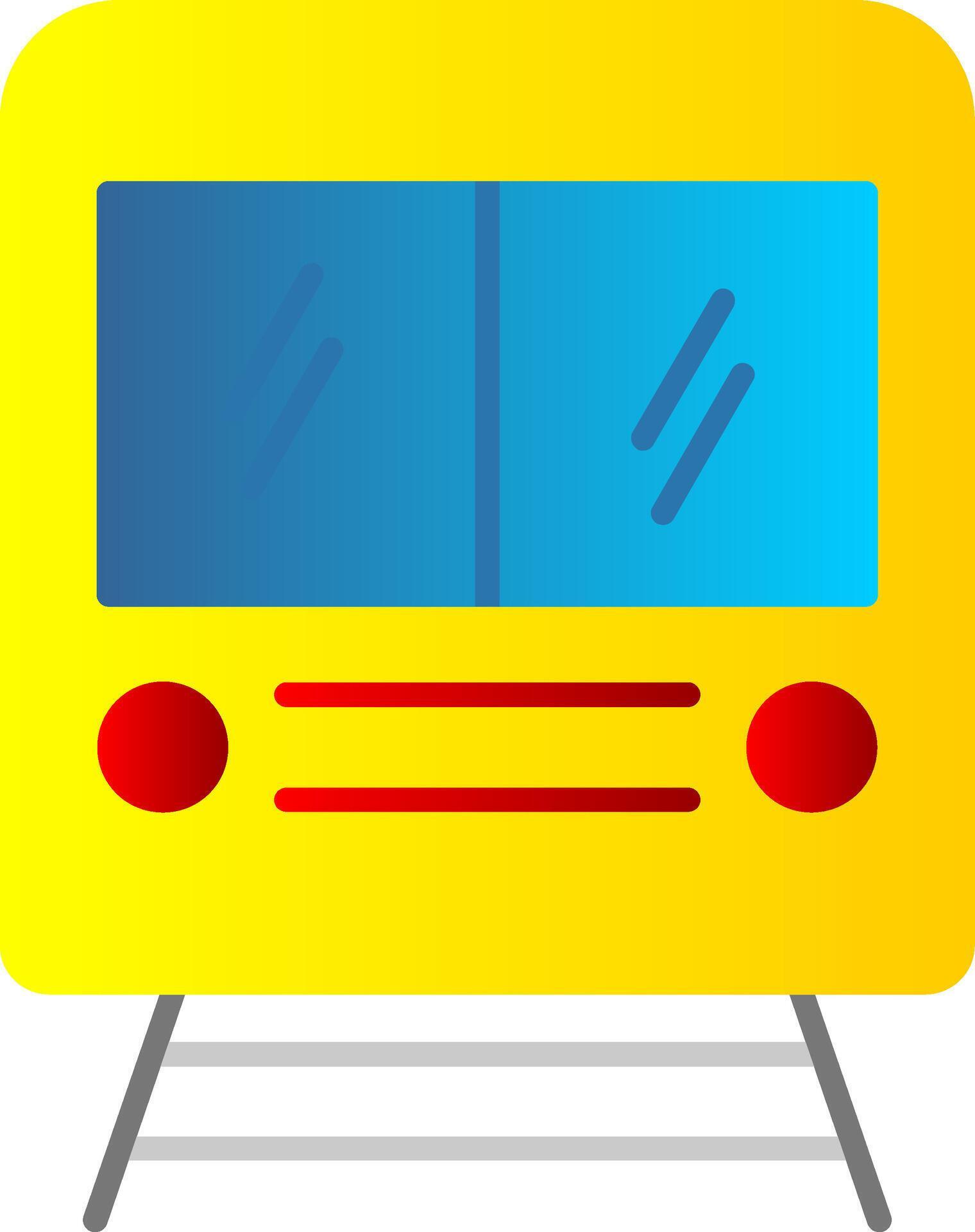 Train Flat Gradient Icon 42174975 Vector Art at Vecteezy