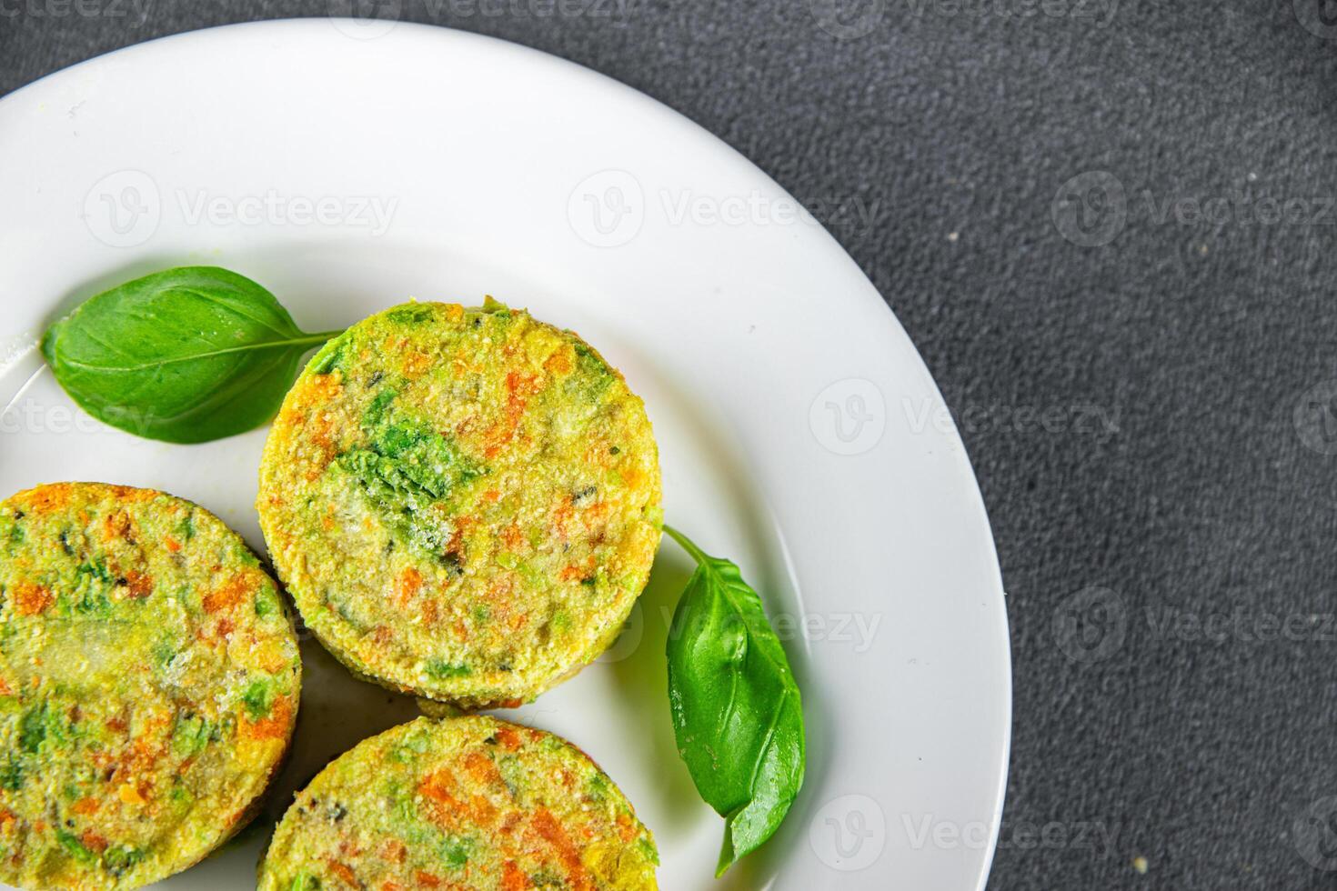 vegetarian cutlet vegetable carrot, broccoli, potatoes fresh vegan food tasty healthy eating meal photo