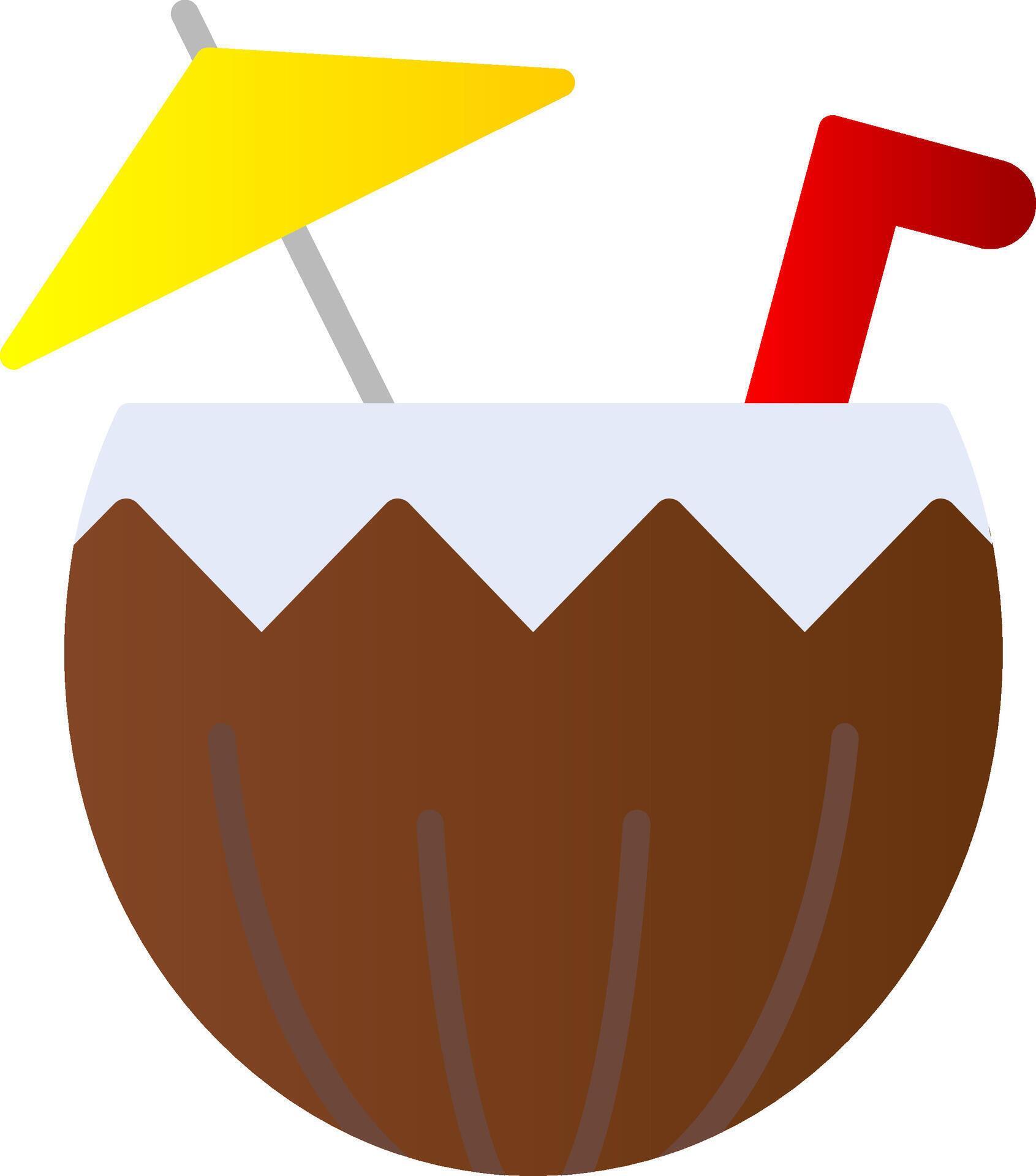 Coconut Flat Gradient Icon 42175077 Vector Art at Vecteezy