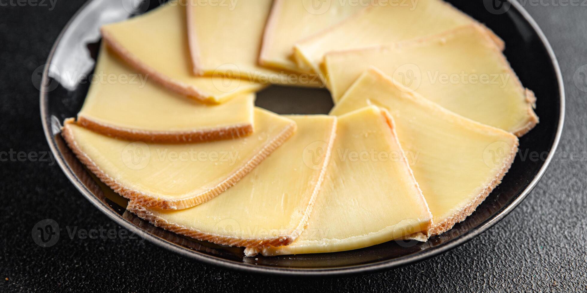 raclette cheese tasty eating cooking appetizer meal food snack on the table copy space food background photo