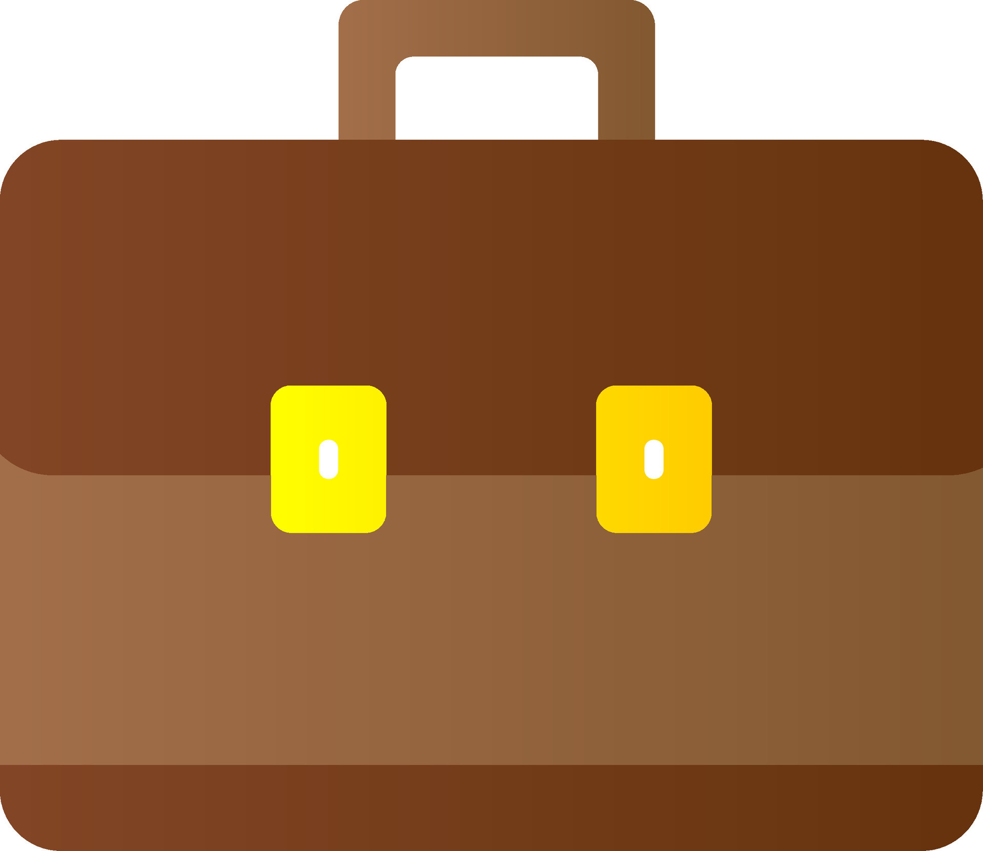 Briefcase Flat Gradient Icon 42175431 Vector Art at Vecteezy