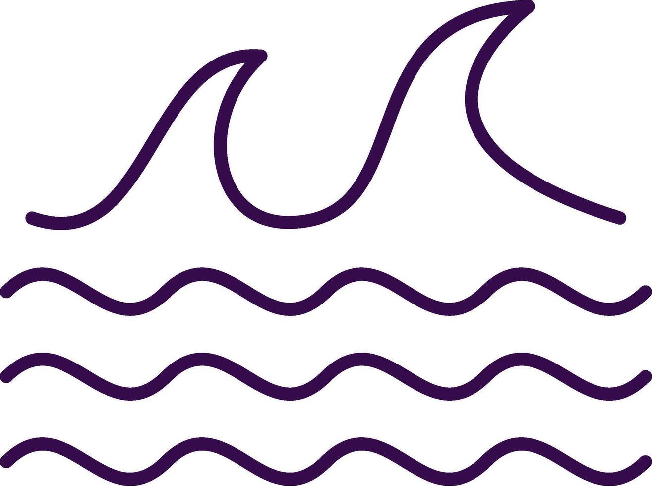 Sea Filled  Icon vector