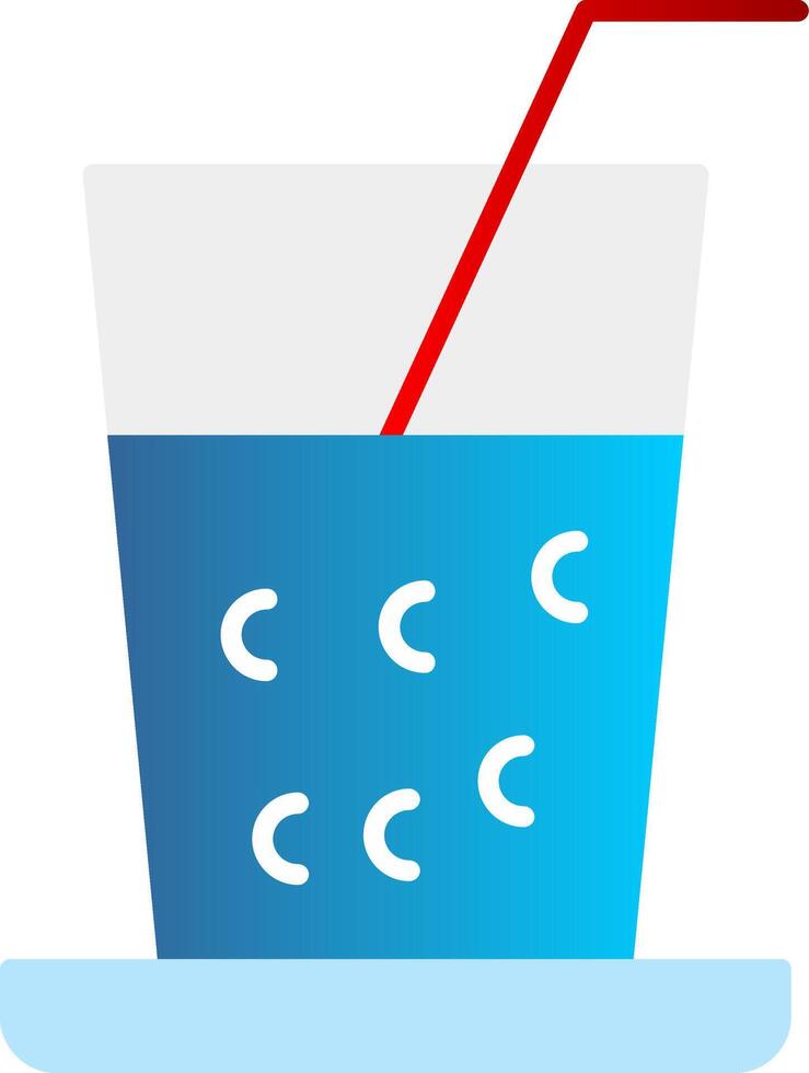 Drinks Flat Gradient  Icon vector