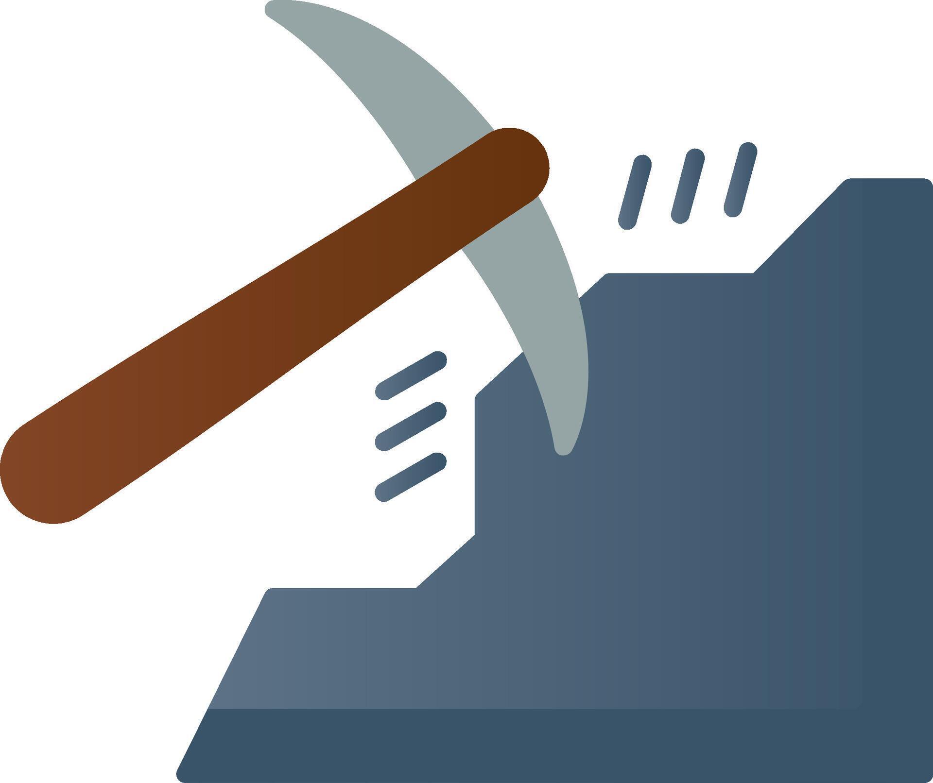 Mining Flat Gradient Icon 42175765 Vector Art at Vecteezy